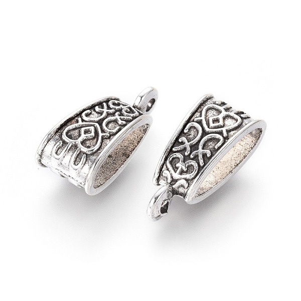 PandaHall Tibetan Style Hangers, Bail Beads, Cadmium Free & Lead Free, Triangle, Antique Silver, 19x9x7mm, Hole: 1mm, Inner Diameter: 12x4mm...
PandaHall Tibetan Style Hangers, Bail Beads, Cadmium Free & Lead Free, Triangle, Antique Silver, 19x9x7mm, Hole: 1mm, Inner Diameter: 12x4mm...