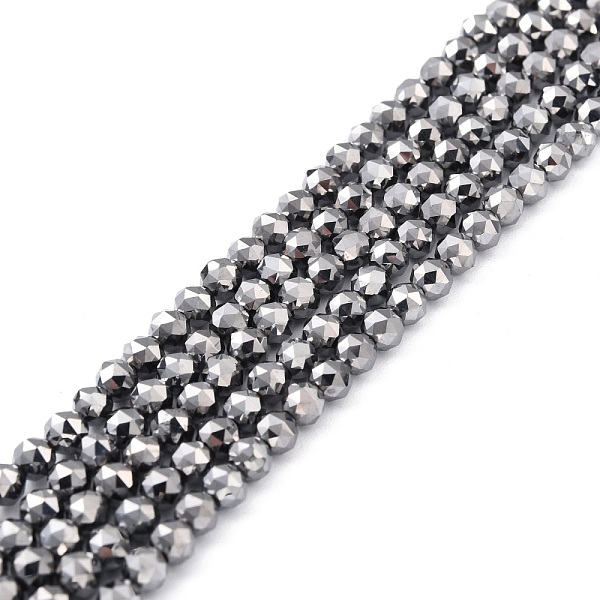 PandaHall Terahertz Stone Beads Strands, Faceted, Round, 4mm, Hole: 0.8mm, about 101pcs/strand, 15.75''(40~40.2cm) Terahertz Stone Round
PandaHall Terahertz Stone Beads Strands, Faceted, Round, 4mm, Hole: 0.8mm, about 101pcs/strand, 15.75''(40~40.2cm) Terahertz Stone Round