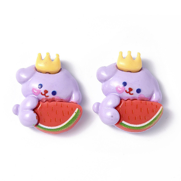 PandaHall Opaque Resin Cabochons, Animal with Watermelon, Dog Pattern, 29.5x25x8mm Resin Dog
PandaHall Opaque Resin Cabochons, Animal with Watermelon, Dog Pattern, 29.5x25x8mm Resin Dog