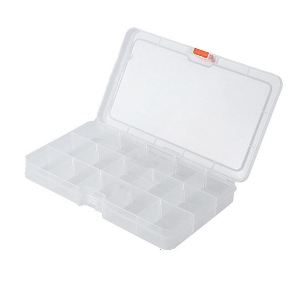 PandaHall 15 Grids Transparent Rectangle Plastic Beads Storage Containers, with Lids, Clear, 10.2x17.7x2.5cm, Inner Diameter: 3.1x3.3cm...
PandaHall 15 Grids Transparent Rectangle Plastic Beads Storage Containers, with Lids, Clear, 10.2x17.7x2.5cm, Inner Diameter: 3.1x3.3cm...