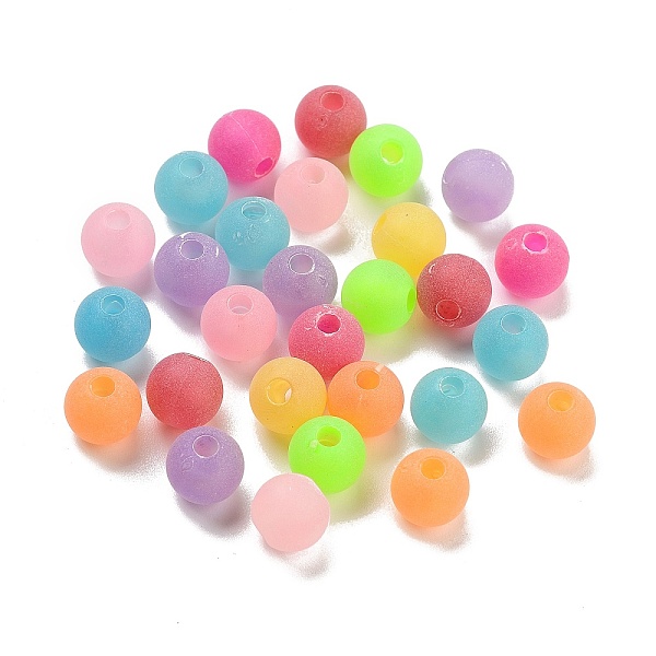 PandaHall Plastic Beads, Frosted, Round, Mixed Color, 8mm, Hole: 2mm, about 2083pcs/500g Plastic Round Multicolor
PandaHall Plastic Beads, Frosted, Round, Mixed Color, 8mm, Hole: 2mm, about 2083pcs/500g Plastic Round Multicolor