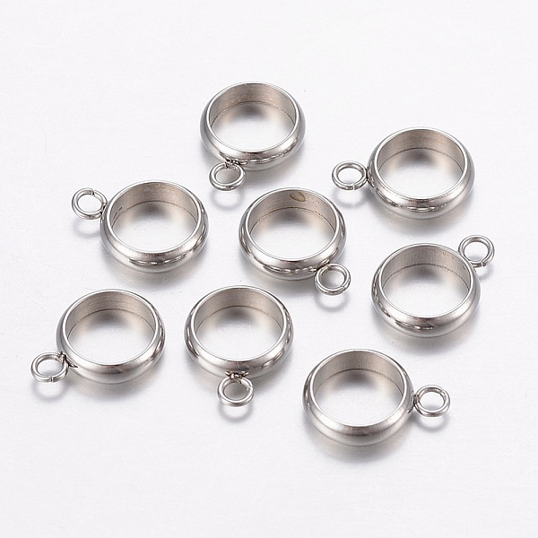 PandaHall 201 Stainless Steel Pendant Cabochon Settings, Plain Edge Bezel Cups, Flat Round Charms, Stainless Steel Color, 12x9x2.5mm, Hole...
PandaHall 201 Stainless Steel Pendant Cabochon Settings, Plain Edge Bezel Cups, Flat Round Charms, Stainless Steel Color, 12x9x2.5mm, Hole...