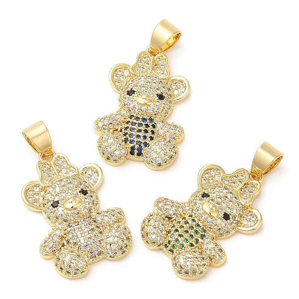 PandaHall Rack Plating Brass Pendants, Glass with Cubic Zirconia, Lead Free & Cadmium Free, Long-Lasting Real 18K Gold Plated, Bear, Mixed..., Multicolor
PandaHall Rack Plating Brass Pendants, Glass with Cubic Zirconia, Lead Free & Cadmium Free, Long-Lasting Real 18K Gold Plated, Bear, Mixed..., Multicolor