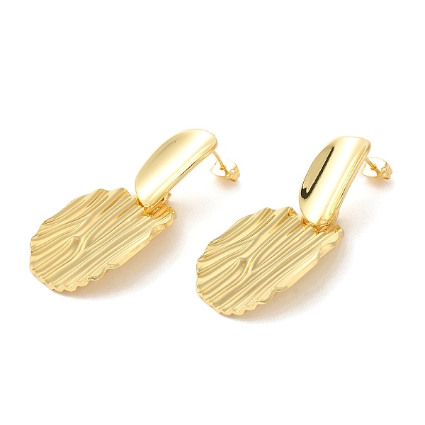 PandaHall Twist Oval Brass Dangle Stud Earrings, Long-Lasting Plated, Cadmium Free & Lead Free, Real 18K Gold Plated, 53.5x25mm Brass Oval
PandaHall Twist Oval Brass Dangle Stud Earrings, Long-Lasting Plated, Cadmium Free & Lead Free, Real 18K Gold Plated, 53.5x25mm Brass Oval