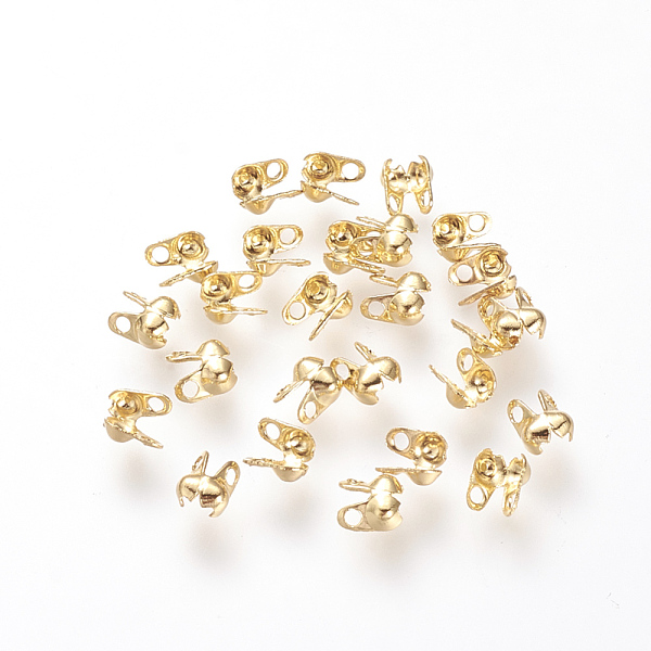 PandaHall Brass Bead Tips, Calotte Ends, Clamshell Knot Cover, Golden, 4x2.5mm, Hole: 1mm, Inner Diameter: 1.28mm, Fit for 1mm or 1.2mm ball...
PandaHall Brass Bead Tips, Calotte Ends, Clamshell Knot Cover, Golden, 4x2.5mm, Hole: 1mm, Inner Diameter: 1.28mm, Fit for 1mm or 1.2mm ball...