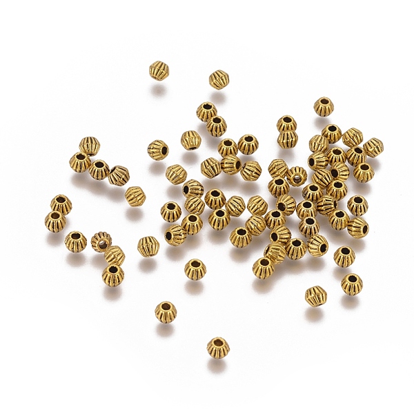 PandaHall Tibetan Style Spacer Beads, Antique Golden Color, Lead Free & Nickel Free & Cadmium Free, Size: about 4mm long, 4.5mm wide, hole...
PandaHall Tibetan Style Spacer Beads, Antique Golden Color, Lead Free & Nickel Free & Cadmium Free, Size: about 4mm long, 4.5mm wide, hole...