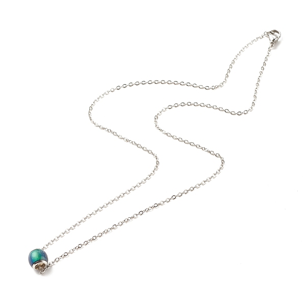 PandaHall Mood Necklace, Temperature Sensing Color Changing Round Glass Bead Pendant Necklace for Women, Stainless Steel Color, 17.71 inch...
PandaHall Mood Necklace, Temperature Sensing Color Changing Round Glass Bead Pendant Necklace for Women, Stainless Steel Color, 17.71 inch...