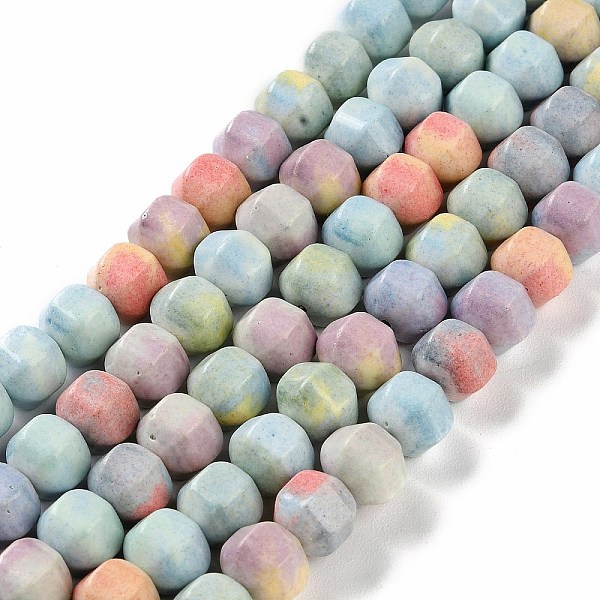PandaHall Natural Rainbow Alashan Agate Beads Strands, Dyed, Faceted, Rondelle, Mixed Color, 9x9.5~10.5x9.5~10.5mm, Hole: 0.7mm, about..., Multicolor
PandaHall Natural Rainbow Alashan Agate Beads Strands, Dyed, Faceted, Rondelle, Mixed Color, 9x9.5~10.5x9.5~10.5mm, Hole: 0.7mm, about..., Multicolor