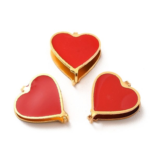 PandaHall 304 Stainless Steel Snap on Bails, with Enamel, Heart, Red, Golden, 11x10x3.5mm, Pin: 0.9mm 304 Stainless Steel Red
PandaHall 304 Stainless Steel Snap on Bails, with Enamel, Heart, Red, Golden, 11x10x3.5mm, Pin: 0.9mm 304 Stainless Steel Red