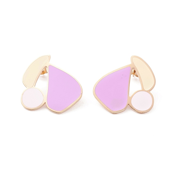 PandaHall 304 Stainless Steel Stud Earrings, Enamel, Golden, for Women, Plum, 29x27mm, Pin: 0.8mm 304 Stainless Steel Others Purple
PandaHall 304 Stainless Steel Stud Earrings, Enamel, Golden, for Women, Plum, 29x27mm, Pin: 0.8mm 304 Stainless Steel Others Purple