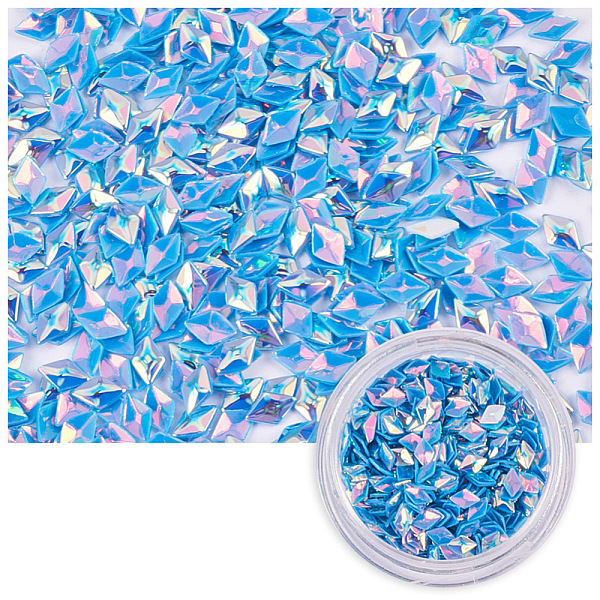 PandaHall Laser Shining Nail Art Glitter, Manicure Sequins, DIY Sparkly Paillette Tips Nail, Rhombus , Dodger Blue, 3.5x2.5x1.5mm, 1g/box...
PandaHall Laser Shining Nail Art Glitter, Manicure Sequins, DIY Sparkly Paillette Tips Nail, Rhombus , Dodger Blue, 3.5x2.5x1.5mm, 1g/box...