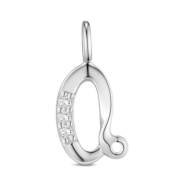 PandaHall SHEGRACE Rhodium Plated 925 Sterling Silver Charms, with Grade AAA Cubic Zirconia, For Bracelet Making, Letter Q, Clear, Platinum...
PandaHall SHEGRACE Rhodium Plated 925 Sterling Silver Charms, with Grade AAA Cubic Zirconia, For Bracelet Making, Letter Q, Clear, Platinum...