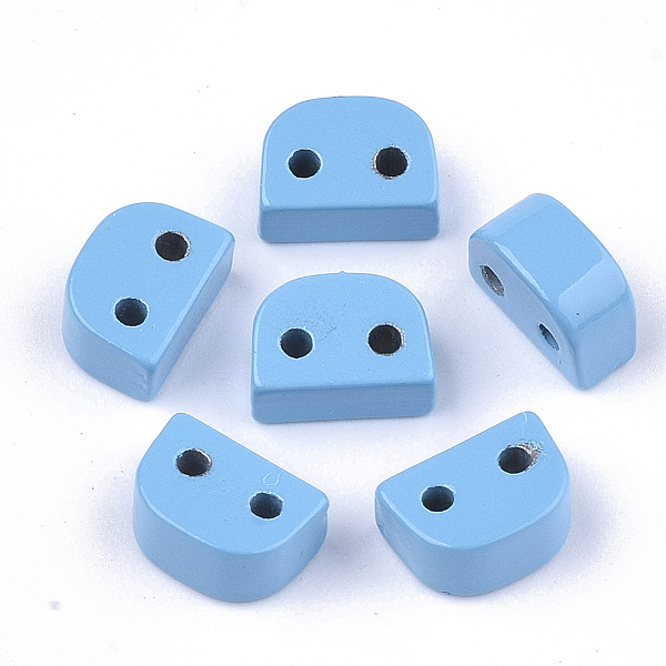 PandaHall Spray Painted Alloy Multi-Strand Links, For Tile Elastic Bracelets Making, Semicircle, Deep Sky Blue, 8.5x4x6mm, Hole: 1.4mm Alloy...
PandaHall Spray Painted Alloy Multi-Strand Links, For Tile Elastic Bracelets Making, Semicircle, Deep Sky Blue, 8.5x4x6mm, Hole: 1.4mm Alloy...