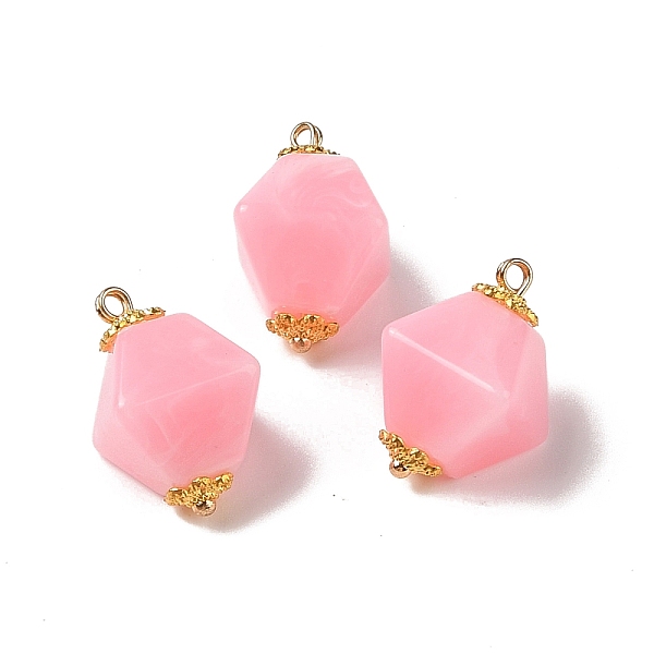 PandaHall Two Tone Acrylic Pendants, with Brass Loops, Rhombus, Pink, 21.5x12.5x12.5mm, Hole: 1.6mm Brass+Acrylic Rhombus Pink
PandaHall Two Tone Acrylic Pendants, with Brass Loops, Rhombus, Pink, 21.5x12.5x12.5mm, Hole: 1.6mm Brass+Acrylic Rhombus Pink