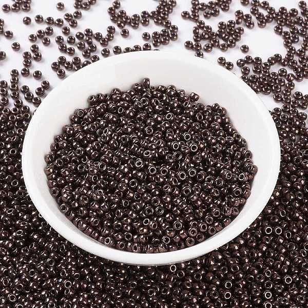 PandaHall MIYUKI Round Rocailles Beads, Japanese Seed Beads, 8/0, (RR457B) Metallic Bronze, 3mm, Hole: 1mm, about 2111~2277pcs/50g Glass..., Brown
PandaHall MIYUKI Round Rocailles Beads, Japanese Seed Beads, 8/0, (RR457B) Metallic Bronze, 3mm, Hole: 1mm, about 2111~2277pcs/50g Glass..., Brown