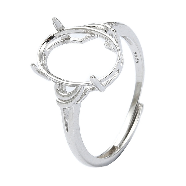 PandaHall Adjustable 925 Sterling Silver Ring Components, For Half Drilled Beads, Real Platinum Plated, 2~4mm, Inner Diameter: 17.8mm...
PandaHall Adjustable 925 Sterling Silver Ring Components, For Half Drilled Beads, Real Platinum Plated, 2~4mm, Inner Diameter: 17.8mm...