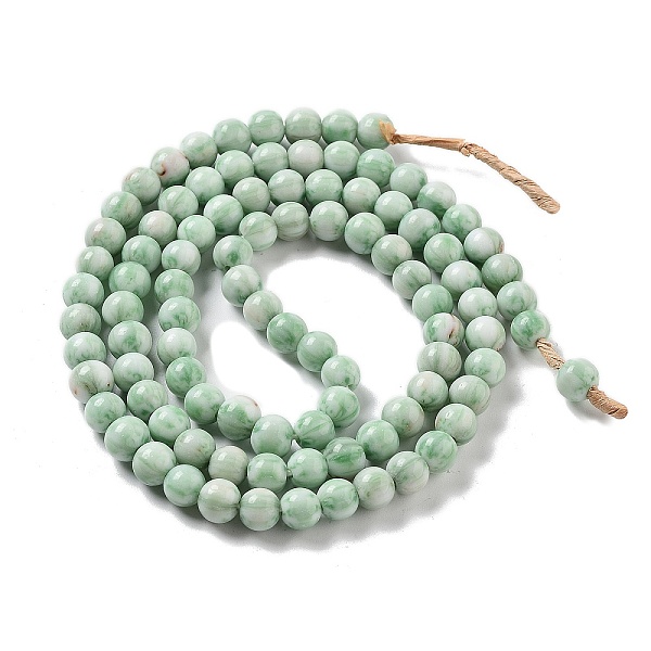 PandaHall Handmade Nepalese Lampwork Beads, Round, Dark Sea Green, 7x6.5mm, Hole: 1.5mm, about 103pcs/strand, 25.71''(65.3cm) Lampwork Round
PandaHall Handmade Nepalese Lampwork Beads, Round, Dark Sea Green, 7x6.5mm, Hole: 1.5mm, about 103pcs/strand, 25.71''(65.3cm) Lampwork Round