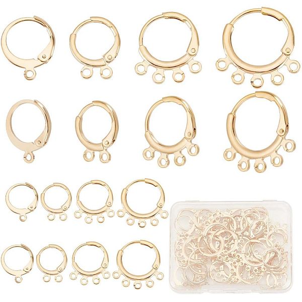 PandaHall CREATCABIN 50Pcs 4 Style Rack Plating Brass & 304 Stainless Steel Leverback Earring Findings, with Horizontal Loops, Lead Free &...
PandaHall CREATCABIN 50Pcs 4 Style Rack Plating Brass & 304 Stainless Steel Leverback Earring Findings, with Horizontal Loops, Lead Free &...