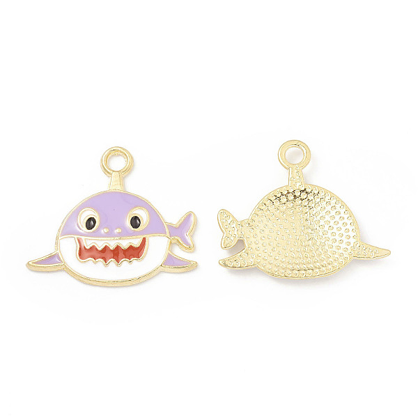 PandaHall Alloy Enamel Pendants, Shark Charm, Golden, Plum, 19.5x22.5x2mm, Hole: 2.3mm Alloy+Enamel Other Animal Purple
PandaHall Alloy Enamel Pendants, Shark Charm, Golden, Plum, 19.5x22.5x2mm, Hole: 2.3mm Alloy+Enamel Other Animal Purple
