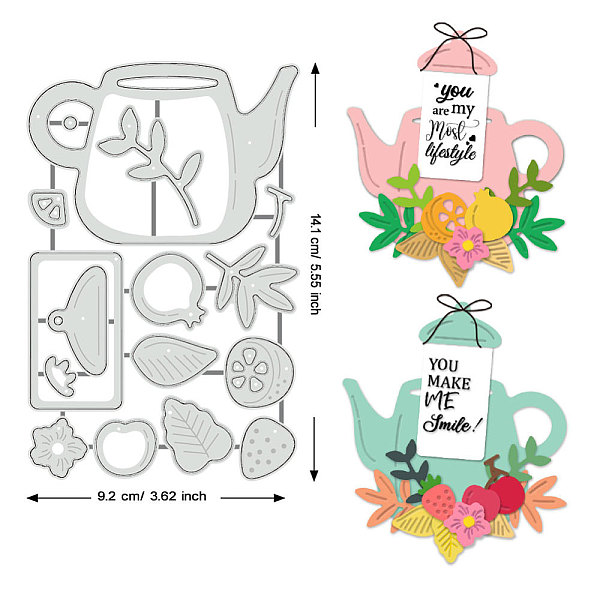 PandaHall Teapot Bookmark Carbon Steel Cutting Dies Stencils, for DIY Scrapbooking, Photo Album, Decorative Embossing Paper Card, Stainless...
PandaHall Teapot Bookmark Carbon Steel Cutting Dies Stencils, for DIY Scrapbooking, Photo Album, Decorative Embossing Paper Card, Stainless...