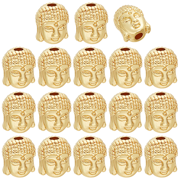 PandaHall BENECREAT 18Pcs Alloy Bead, Buddha Head, Real 18K Gold Plated, 11x9x8mm, Hole: 1.5mm Alloy Others
PandaHall BENECREAT 18Pcs Alloy Bead, Buddha Head, Real 18K Gold Plated, 11x9x8mm, Hole: 1.5mm Alloy Others