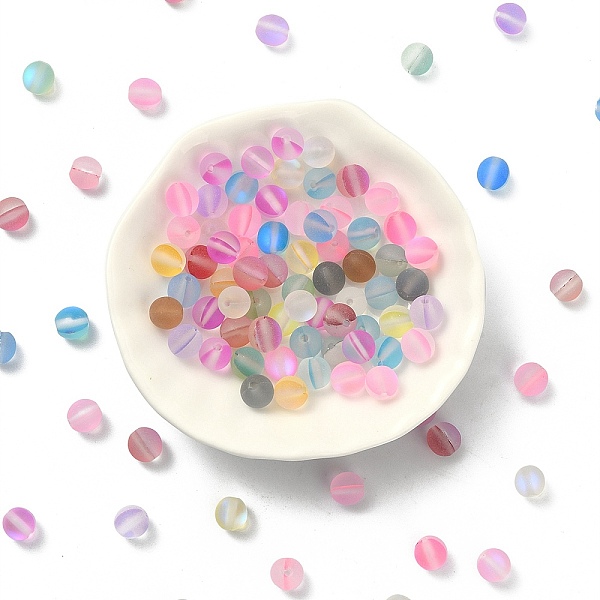 PandaHall Transparent Frosted Glass Beads, Round, Mixed Color, 6mm Glass Round Multicolor
PandaHall Transparent Frosted Glass Beads, Round, Mixed Color, 6mm Glass Round Multicolor