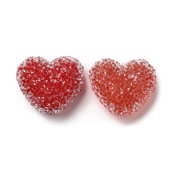 PandaHall Resin Beads, with Rhinestone, Drusy Heart, Red, 17x19x10.5mm, Hole: 1.6mm Resin+Rhinestone Heart Red
PandaHall Resin Beads, with Rhinestone, Drusy Heart, Red, 17x19x10.5mm, Hole: 1.6mm Resin+Rhinestone Heart Red