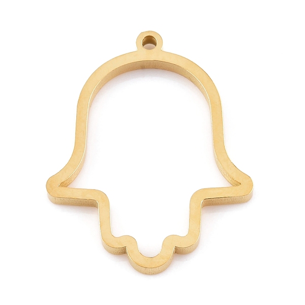 PandaHall Ion Plating(IP) 304 Stainless Steel Open Back Bezel Pendants, Double Sided Polishing, Hamsa Hand/Hand of Fatima/Hand of Miriam...
PandaHall Ion Plating(IP) 304 Stainless Steel Open Back Bezel Pendants, Double Sided Polishing, Hamsa Hand/Hand of Fatima/Hand of Miriam...