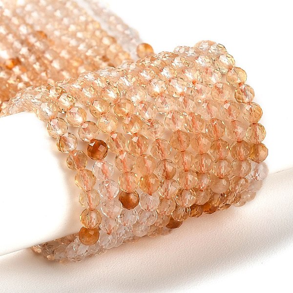 PandaHall Natural Citrine Beads Strands, Faceted, Round, Grade AA, 3~3.2x3~3.3mm, Hole: 0.7mm, about 126~128pcs/strand, 15.12''~15.28''...
PandaHall Natural Citrine Beads Strands, Faceted, Round, Grade AA, 3~3.2x3~3.3mm, Hole: 0.7mm, about 126~128pcs/strand, 15.12''~15.28''...