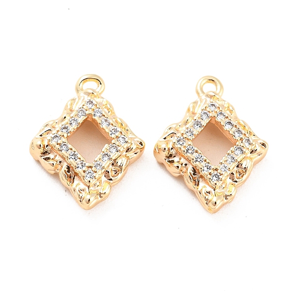 PandaHall Brass Micro Pave Cubic Zirconia Pendants, Rhombus, Real 18K Gold Plated, 14x11x3.5mm, Hole: 1.1mm Brass+Cubic Zirconia Rhombus..., Clear
PandaHall Brass Micro Pave Cubic Zirconia Pendants, Rhombus, Real 18K Gold Plated, 14x11x3.5mm, Hole: 1.1mm Brass+Cubic Zirconia Rhombus..., Clear