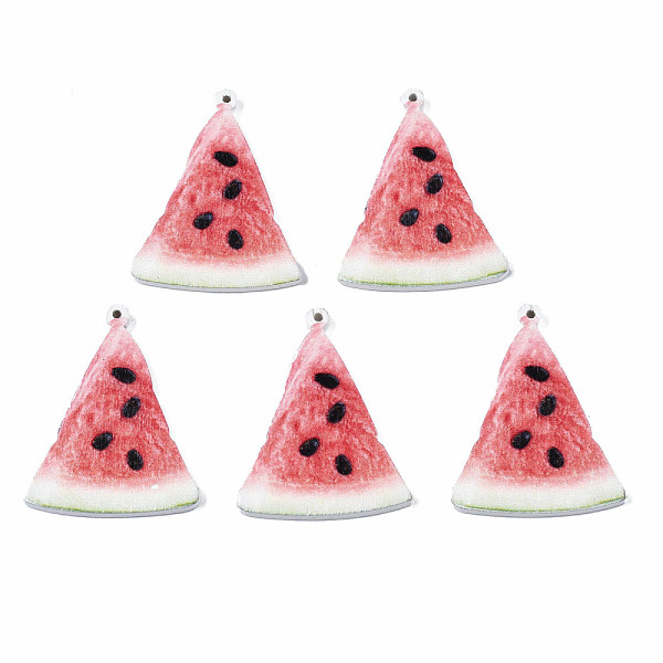 PandaHall Spray Painted Wooden Pendants, Printed, Watermelon, Light Coral, 38x29.5x2.5mm, Hole: 1.5mm Wood Fruit
PandaHall Spray Painted Wooden Pendants, Printed, Watermelon, Light Coral, 38x29.5x2.5mm, Hole: 1.5mm Wood Fruit