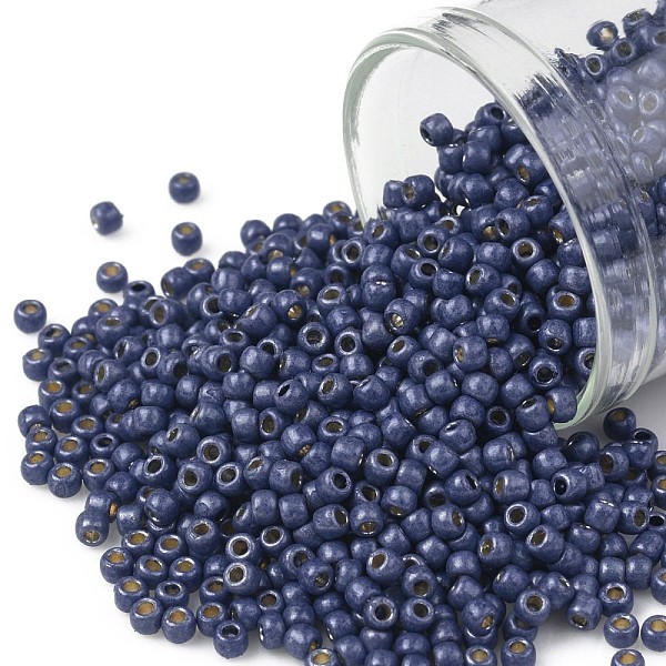 PandaHall TOHO Round Seed Beads, Japanese Seed Beads, (PF567F) PermaFinish Purple Metallic Matte, 11/0, 2.2mm, Hole: 0.8mm, about...
PandaHall TOHO Round Seed Beads, Japanese Seed Beads, (PF567F) PermaFinish Purple Metallic Matte, 11/0, 2.2mm, Hole: 0.8mm, about...