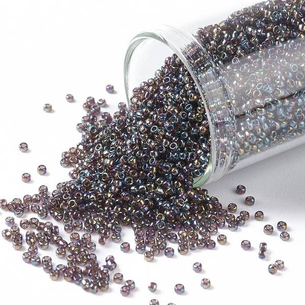PandaHall TOHO Round Seed Beads, Japanese Seed Beads, (166C) Transparent AB Amethyst, 15/0, 1.5mm, Hole: 0.7mm, about 3000pcs/bottle..., Purple
PandaHall TOHO Round Seed Beads, Japanese Seed Beads, (166C) Transparent AB Amethyst, 15/0, 1.5mm, Hole: 0.7mm, about 3000pcs/bottle..., Purple