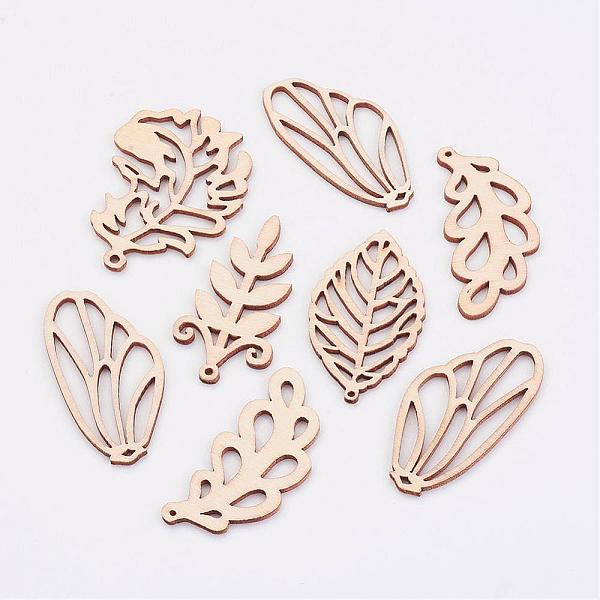 PandaHall Undyed Wooden Pendants, Leaf, Antique White, 47~49x22~37x2mm, Hole: 1~2mm Wood Leaf Orange
PandaHall Undyed Wooden Pendants, Leaf, Antique White, 47~49x22~37x2mm, Hole: 1~2mm Wood Leaf Orange