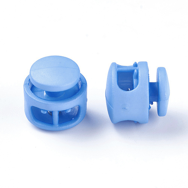 PandaHall Plastic Spring Cord Locks, with Iron Findings, Platinum, Cornflower Blue, 17x17x16mm, Hole: 4x6.5mm Plastic Blue
PandaHall Plastic Spring Cord Locks, with Iron Findings, Platinum, Cornflower Blue, 17x17x16mm, Hole: 4x6.5mm Plastic Blue