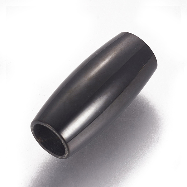 PandaHall 304 Stainless Steel Magnetic Clasps with Glue-in Ends, Rice, Gunmetal, 21x9.5mm, Hole: 6mm 304 Stainless Steel Rice
PandaHall 304 Stainless Steel Magnetic Clasps with Glue-in Ends, Rice, Gunmetal, 21x9.5mm, Hole: 6mm 304 Stainless Steel Rice