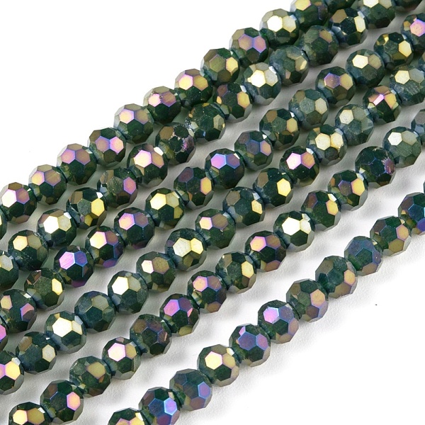 PandaHall Faceted(32 Facets) Round Full Rainbow Plated Electroplate Glass Beads Strands, Green, 4mm, Hole: 1mm, about 90~95pcs/strand...
PandaHall Faceted(32 Facets) Round Full Rainbow Plated Electroplate Glass Beads Strands, Green, 4mm, Hole: 1mm, about 90~95pcs/strand...