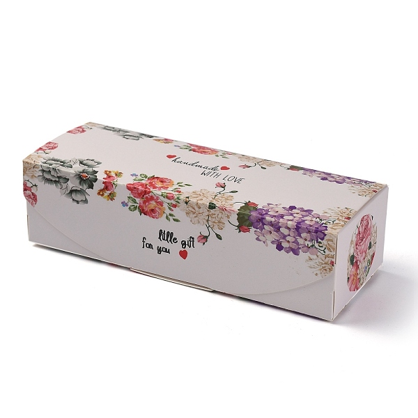 PandaHall Handmade Printed Gift Box, Rectangle with Flower Pattern, White, 7-1/2x2-3/4x2 inch(19.1x7x5cm) Paper Rectangle White
PandaHall Handmade Printed Gift Box, Rectangle with Flower Pattern, White, 7-1/2x2-3/4x2 inch(19.1x7x5cm) Paper Rectangle White