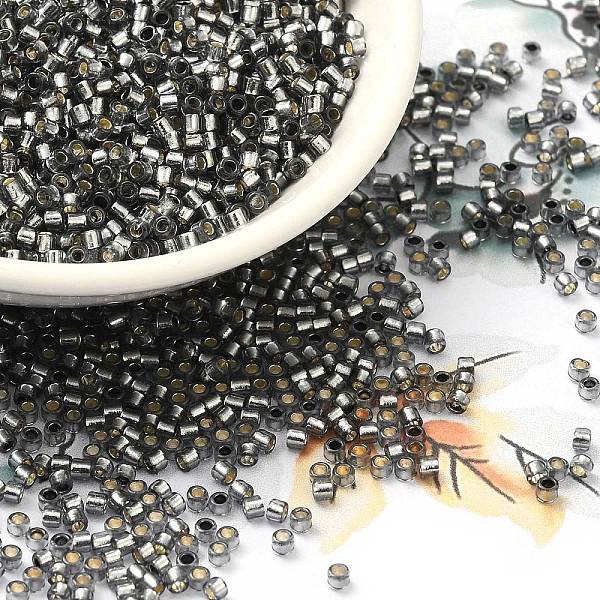 PandaHall Glass Seed Beads, Silver Lined, Cylinder, Gainsboro, 2x1.5mm, Hole: 1.4mm, about 50398pcs/pound Glass Gray
PandaHall Glass Seed Beads, Silver Lined, Cylinder, Gainsboro, 2x1.5mm, Hole: 1.4mm, about 50398pcs/pound Glass Gray