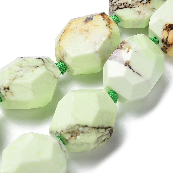 PandaHall Natural Lemon Jade Beads Strands, Faceted, Nuggets, 19.5~22x17~19x10.5~12.5mm, Hole: 2.5mm, about 9pcs/strand, 8.62''(21.9cm)...
PandaHall Natural Lemon Jade Beads Strands, Faceted, Nuggets, 19.5~22x17~19x10.5~12.5mm, Hole: 2.5mm, about 9pcs/strand, 8.62''(21.9cm)...