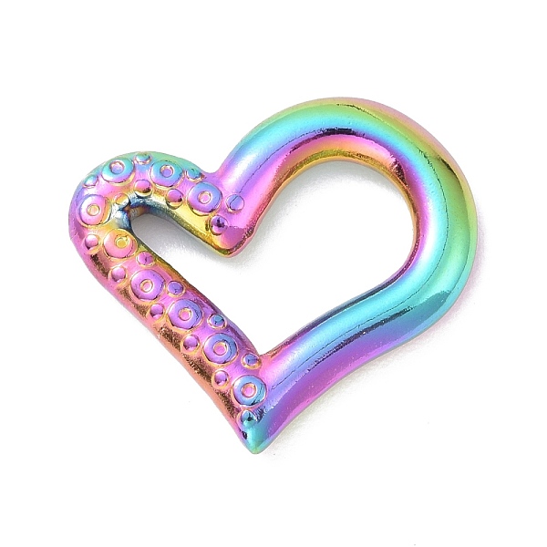PandaHall Ion Plating(IP) Rainbow Color 304 Stainless Steel Linking Rings, Asymmetrical Heart, 17.5x21x2.5mm, Inner Diameter: 5.5x14mm 304...
PandaHall Ion Plating(IP) Rainbow Color 304 Stainless Steel Linking Rings, Asymmetrical Heart, 17.5x21x2.5mm, Inner Diameter: 5.5x14mm 304...