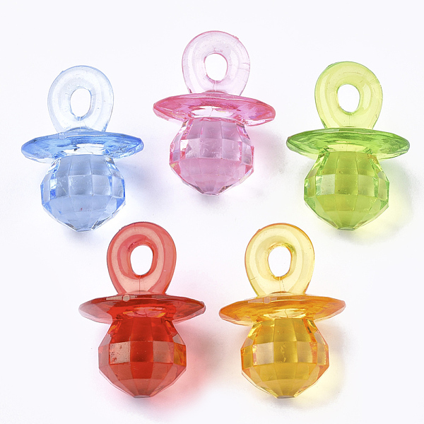 PandaHall Transparent Acrylic Pendants, Faceted, Pacifier/Dummy, Mixed Color, 38x27mm, Hole: 5x6mm, about 75pcs/500g Acrylic Others..., Multicolor
PandaHall Transparent Acrylic Pendants, Faceted, Pacifier/Dummy, Mixed Color, 38x27mm, Hole: 5x6mm, about 75pcs/500g Acrylic Others..., Multicolor