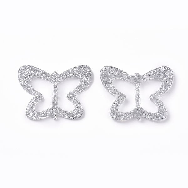 PandaHall Resin Buckle Clasps, For Webbing, Strapping Bags, Garment Accessories, Butterfly, Silver, 44.5x55.5x5mm, Hole: 16x25mm Resin...
PandaHall Resin Buckle Clasps, For Webbing, Strapping Bags, Garment Accessories, Butterfly, Silver, 44.5x55.5x5mm, Hole: 16x25mm Resin...
