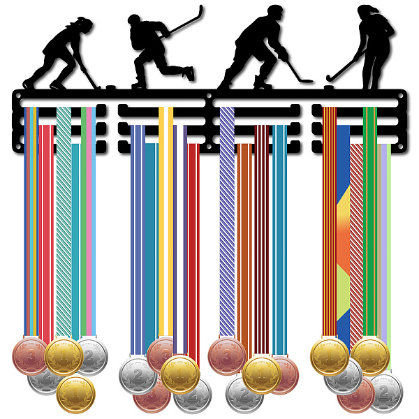 PandaHall Fashion Iron Medal Hanger Holder Display Wall Rack, 3-Line, with Screws, Black, Sports, 150x400mm, Hole: 5mm Iron Sports Black
PandaHall Fashion Iron Medal Hanger Holder Display Wall Rack, 3-Line, with Screws, Black, Sports, 150x400mm, Hole: 5mm Iron Sports Black