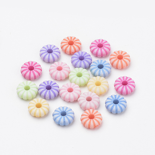 PandaHall Craft Style Acrylic Beads, Flat Round/Pumpkin, Mixed Color, 8.5x2mm, Hole: 2mm, about 2600pcs/500g Acrylic Flat Round Multicolor
PandaHall Craft Style Acrylic Beads, Flat Round/Pumpkin, Mixed Color, 8.5x2mm, Hole: 2mm, about 2600pcs/500g Acrylic Flat Round Multicolor
