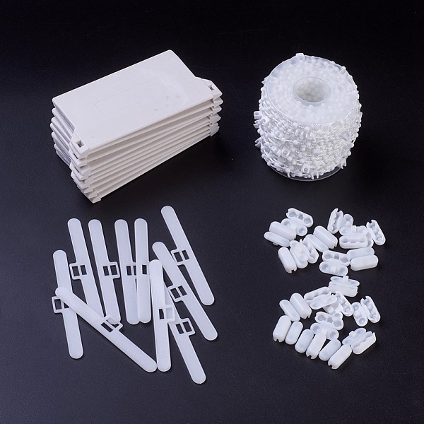 PandaHall Vertical Blind Replacement Repair Kit, 20 Meters Bottom Chain, 20PCS Chain Connectors , 10pcs Bottom Weight, 10pcs Double Hole..., White
PandaHall Vertical Blind Replacement Repair Kit, 20 Meters Bottom Chain, 20PCS Chain Connectors , 10pcs Bottom Weight, 10pcs Double Hole..., White