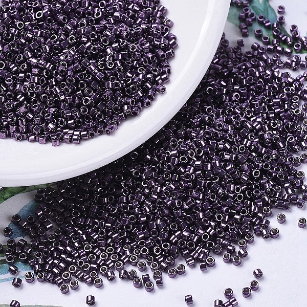 PandaHall MIYUKI Delica Beads, Cylinder, Japanese Seed Beads, 11/0, (DB0455) Galvanized Dark Plum, 1.3x1.6mm, Hole: 0.8mm, about..., Purple
PandaHall MIYUKI Delica Beads, Cylinder, Japanese Seed Beads, 11/0, (DB0455) Galvanized Dark Plum, 1.3x1.6mm, Hole: 0.8mm, about..., Purple