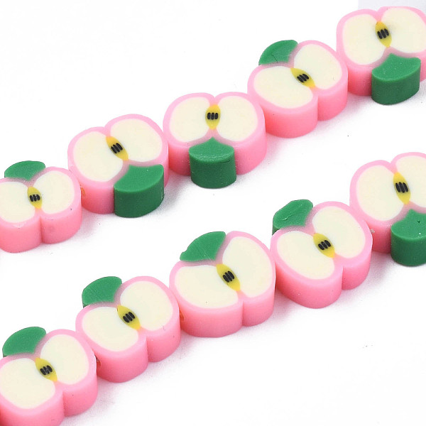 PandaHall Handmade Polymer Clay Bead Strands, Apple Slice, Pink, 6~12x7~11x4~4.5mm, Hole: 1.6mm, about 38~40pcs/strand, 12.99 inch~15.55...
PandaHall Handmade Polymer Clay Bead Strands, Apple Slice, Pink, 6~12x7~11x4~4.5mm, Hole: 1.6mm, about 38~40pcs/strand, 12.99 inch~15.55...