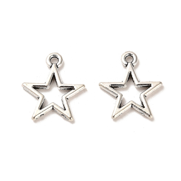 PandaHall Tibetan Style Alloy Pendants, Cadmium Free & Lead Free, Star, Antique Silver, 16x14x1.5mm, Hole: 1.4mm, about 1818pcs/1000g Alloy...
PandaHall Tibetan Style Alloy Pendants, Cadmium Free & Lead Free, Star, Antique Silver, 16x14x1.5mm, Hole: 1.4mm, about 1818pcs/1000g Alloy...
