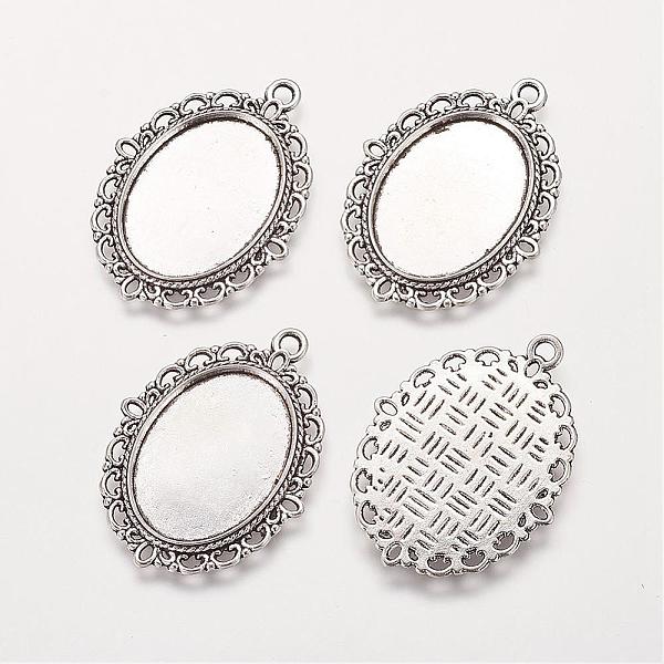 PandaHall Zinc Alloy Pendant Settings for Cabochon & Rhinestone, Blank Bezel Pendant Trays Base, for DIY Jewelry Making, Lead Free & Cadmium...
PandaHall Zinc Alloy Pendant Settings for Cabochon & Rhinestone, Blank Bezel Pendant Trays Base, for DIY Jewelry Making, Lead Free & Cadmium...